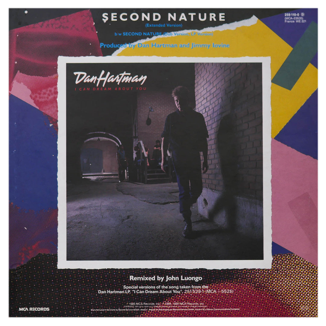 DAN HARTMAN - SECOND NATURE | 12" MAXI SINGLE USADO