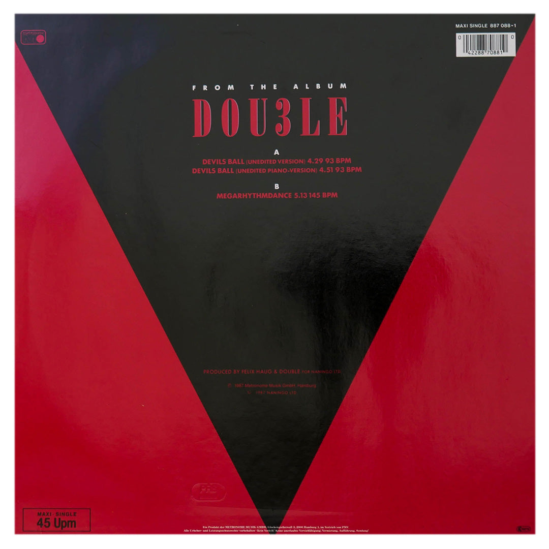 DOUBLE - DEVILS BALL | 12" MAXI SINGLE USADO