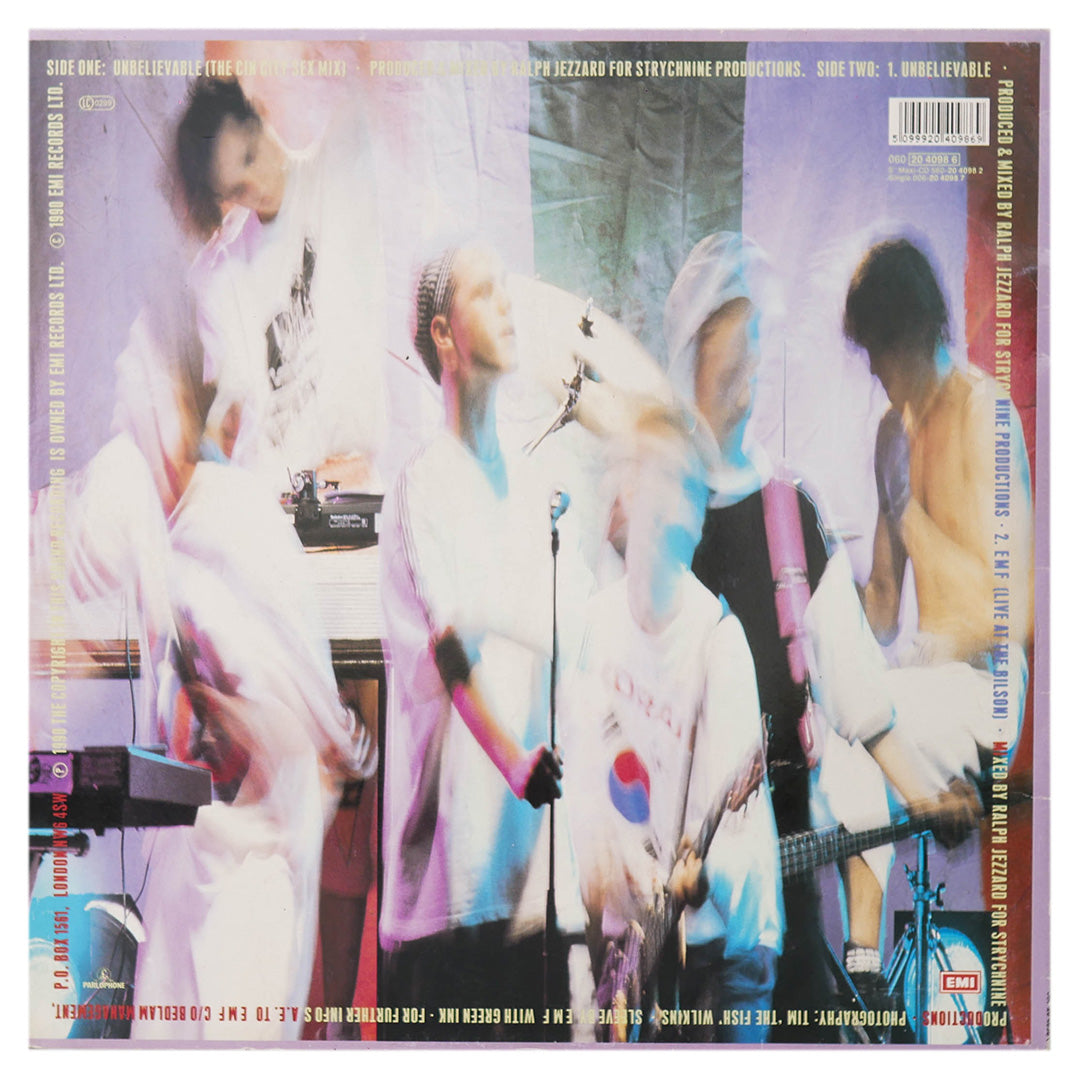 EMF - UNBELIEVABLE | 12" MAXI SINGLE USADO