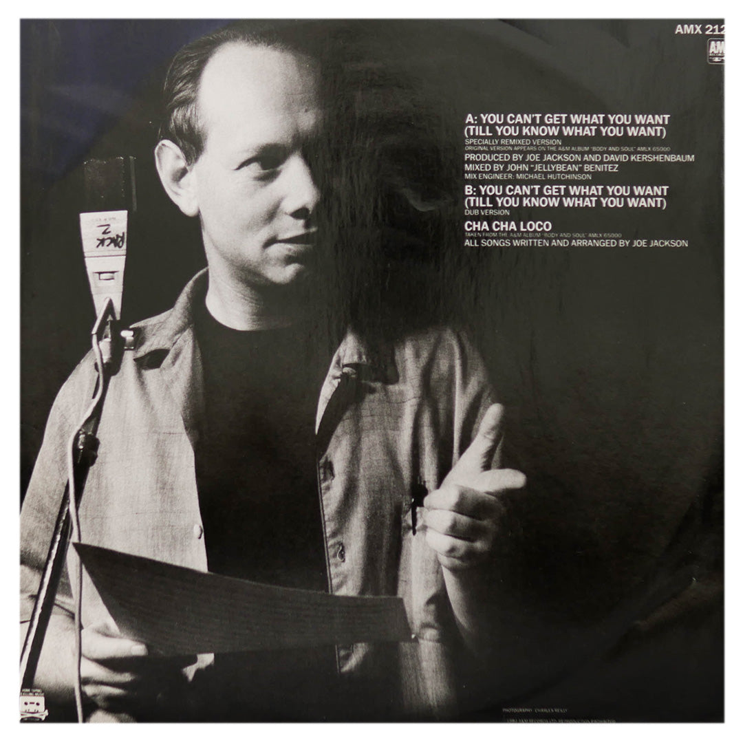 JOE JACKSON - YOU CAN'T GET WHAT YOU WANT | 12" MAXI SINGLE USADO