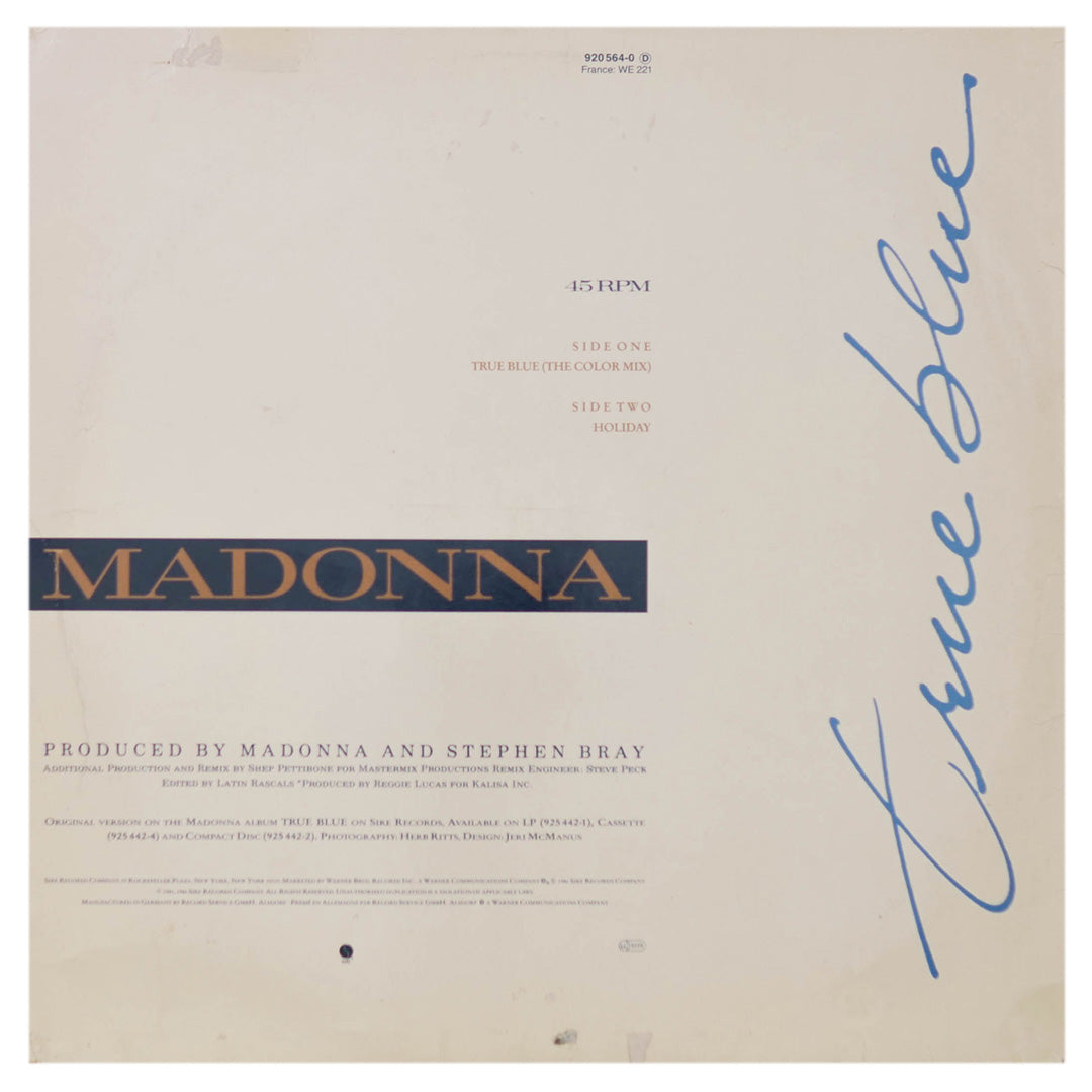 MADONNA - TRUE BLUE/HOLIDAY | 12" MAXI SINGLE USADO