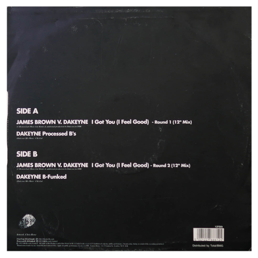 JAMES BROWN - I GOT YOU (I FEEL GOOD) - THE REMIXES | 12" MAXI SINGLE USADO