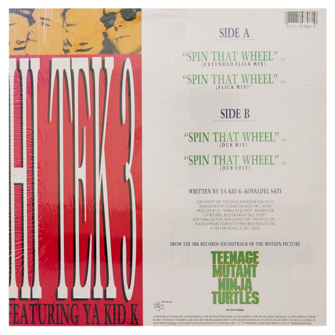 HI TEK 3 - SPIN THAT WHEEL (EXTENDED) | 12" MAXI SINGLE USADO