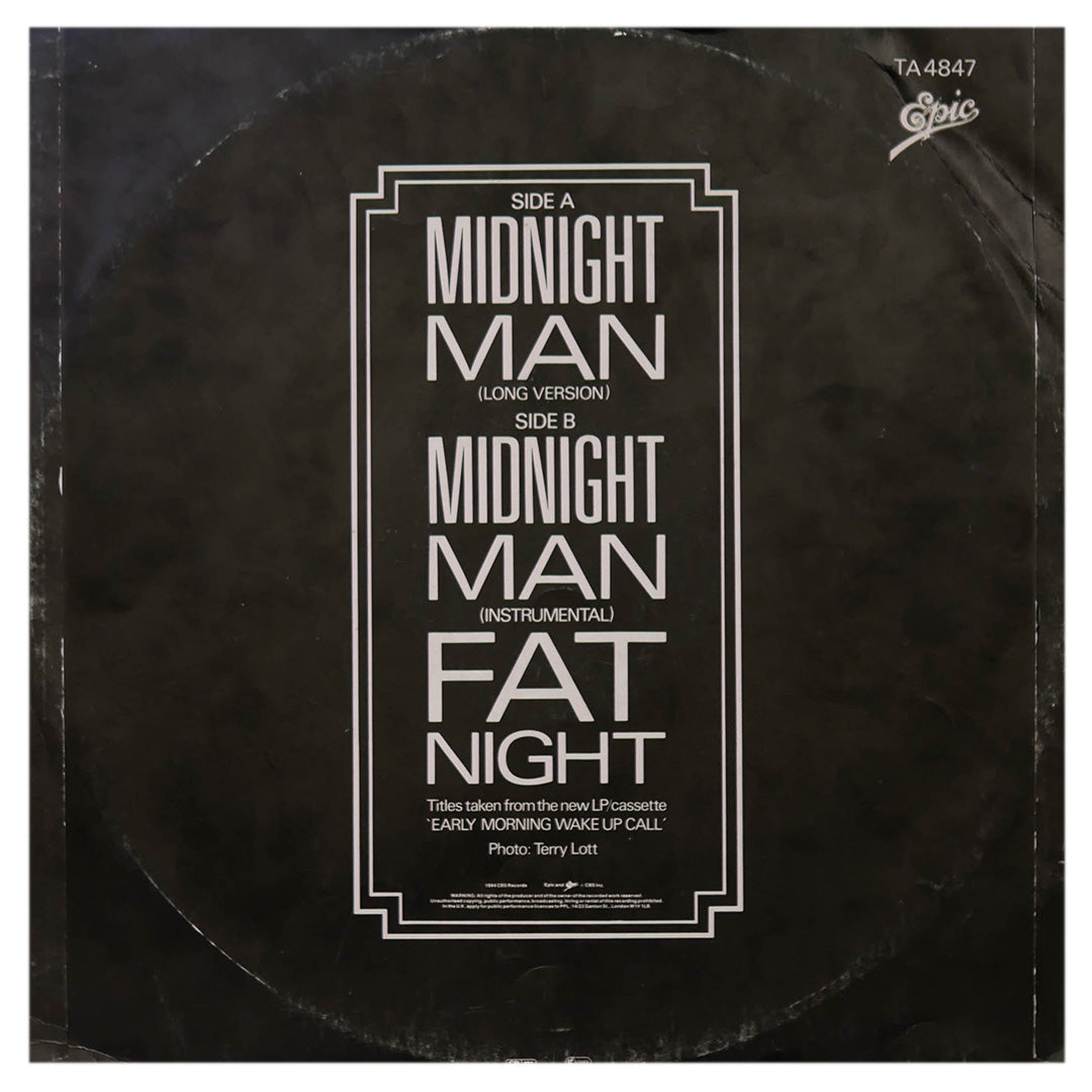 FLASH & THE PAN - MIDNIGHT MAN (EXTENDED REMIX VERSION) | 12" MAXI SINGLE USADO