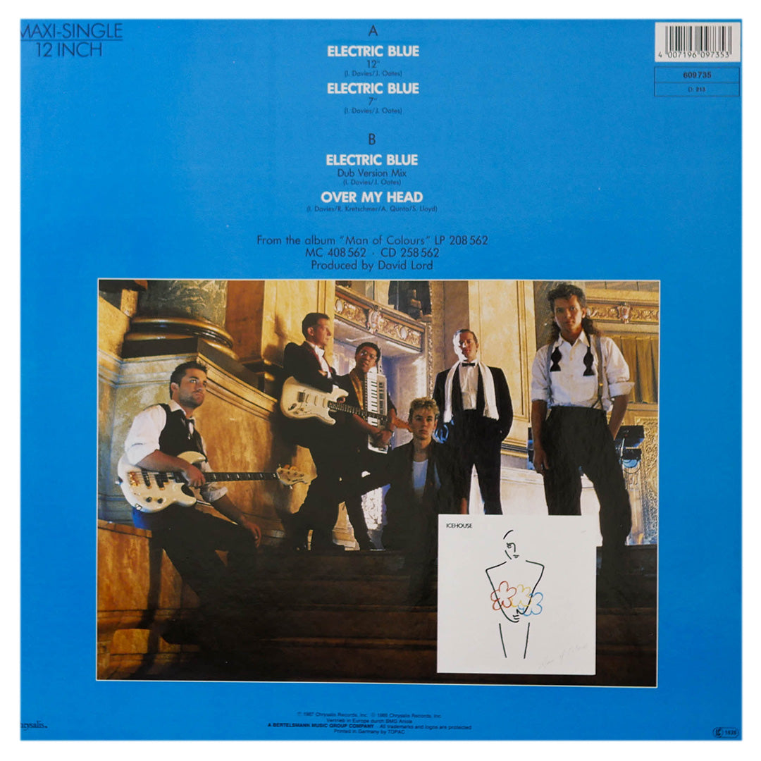 ICEHOUSE - ELECTRIC BLUE | 12" MAXI SINGLE USADO