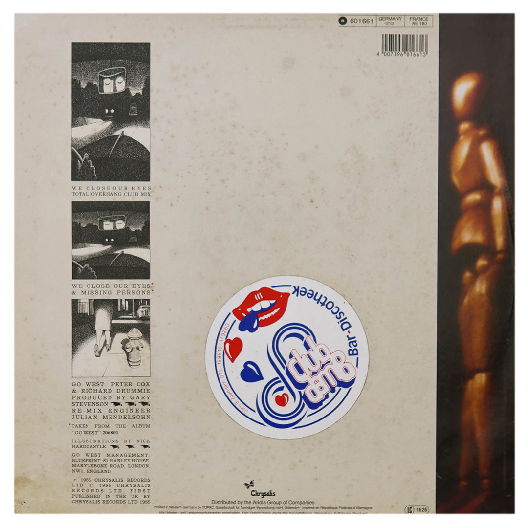 GO WEST - WE CLOSE OUR EYES | 12" MAXI SINGLE USADO