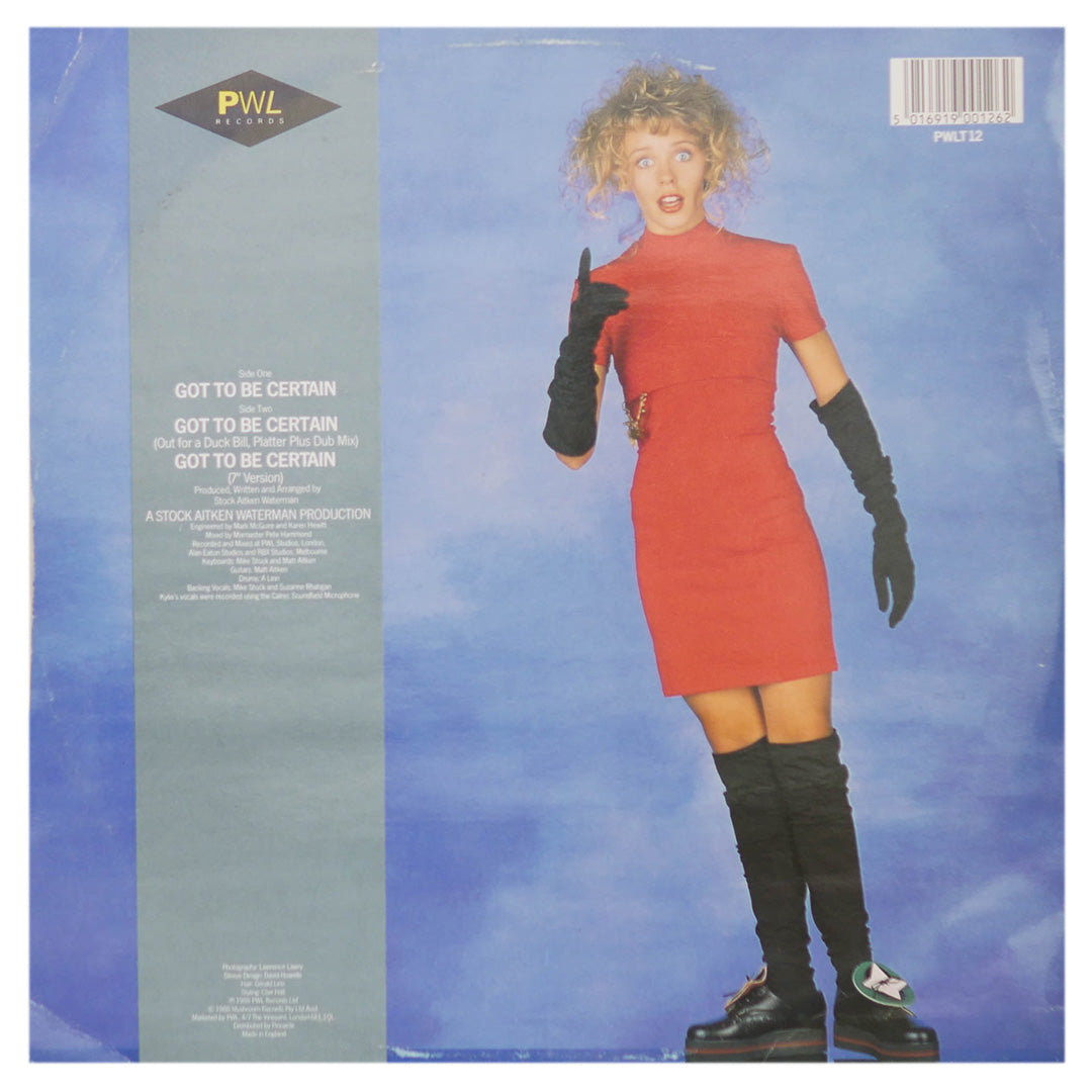 KYLIE MINOGUE - GOT TO BE CERTAIN | 12" MAXI SINGLE USADO