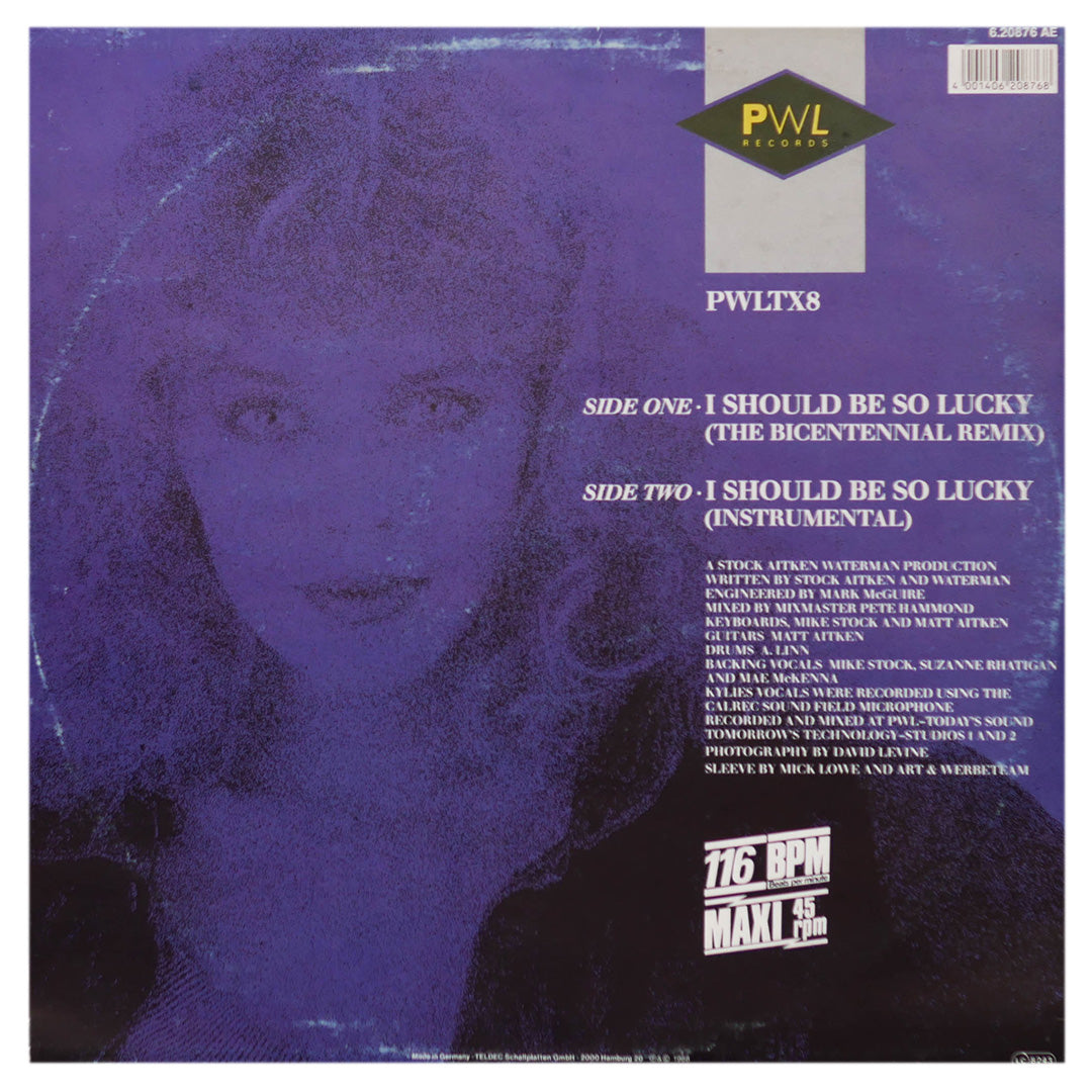 KYLIE MINOGUE - I SHOULD BE SO LUCKY | 12" MAXI SINGLE USADO