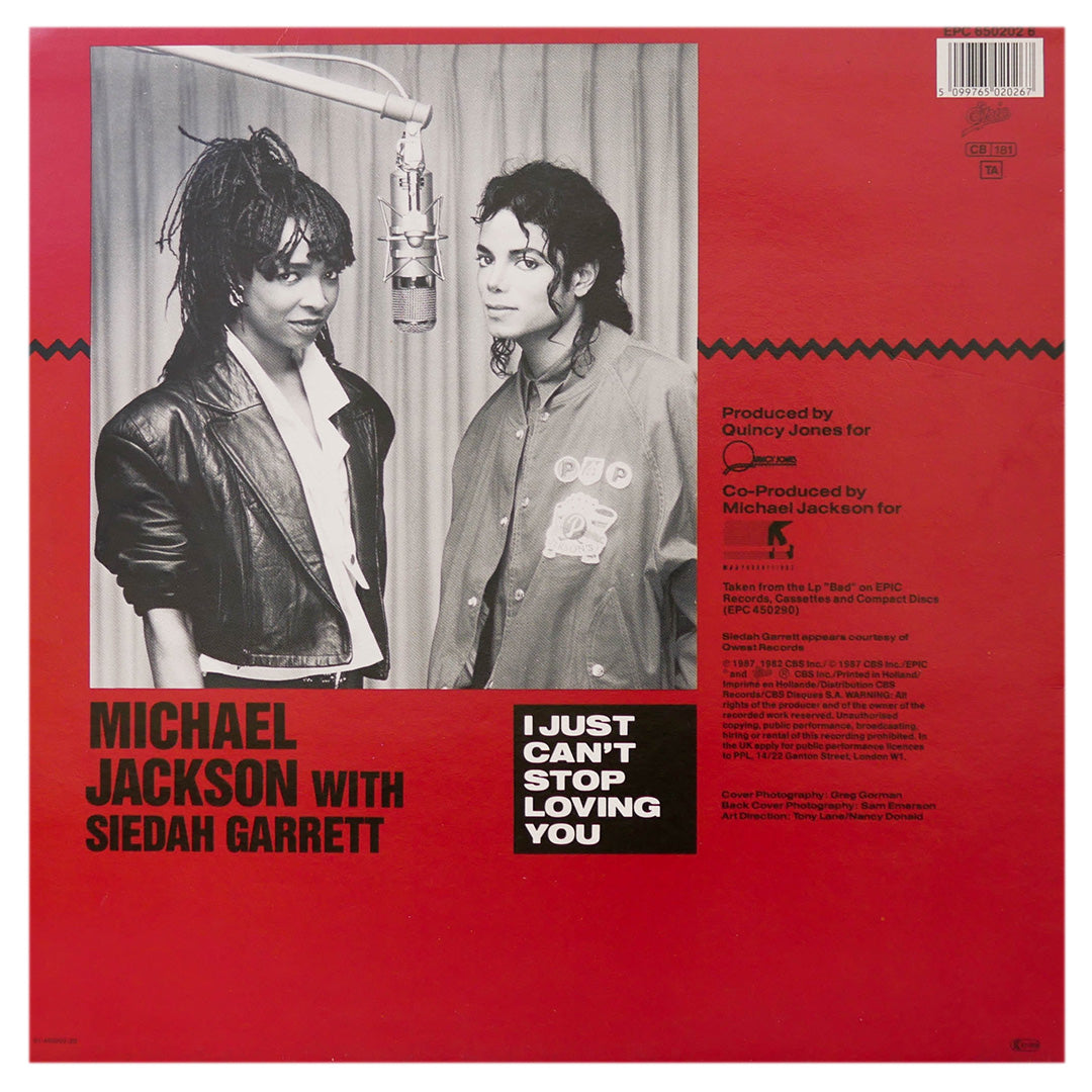 MICHAEL JACKSON - I JUST CAN'T STOP LOVING YOU | 12" MAXI SINGLE USADO