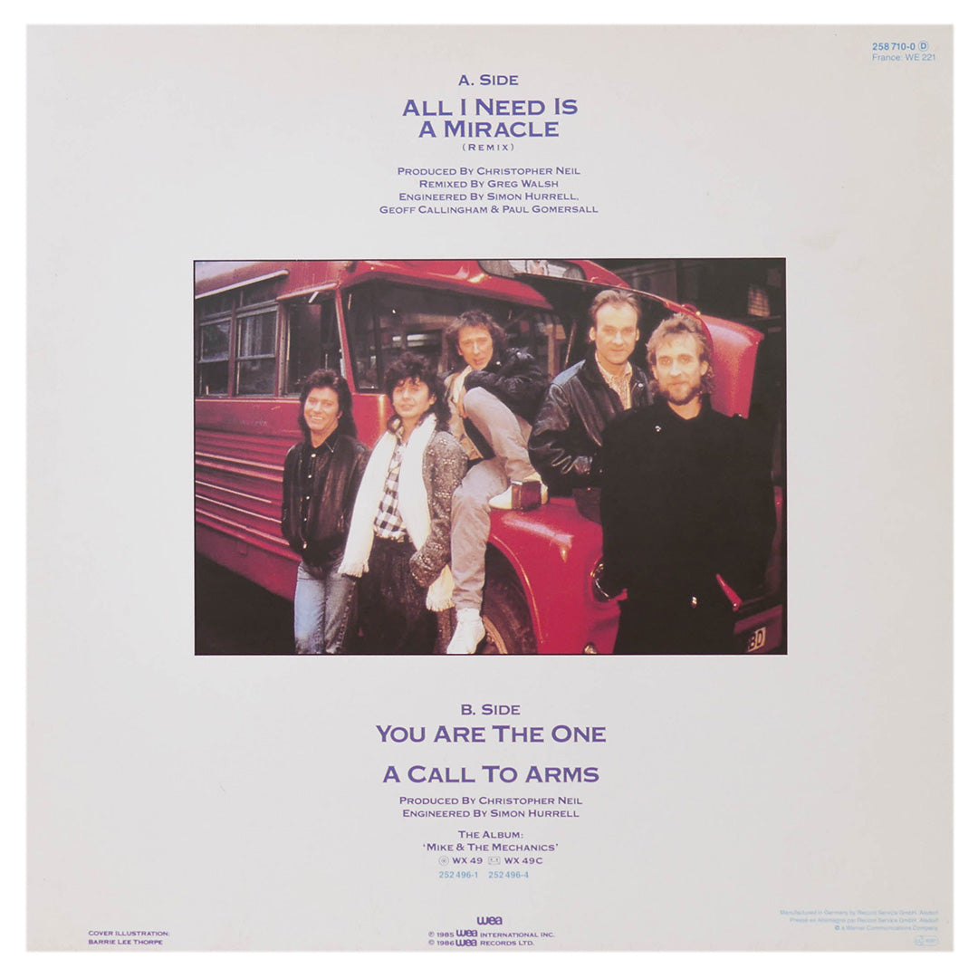 MIKE & THE MECHANICS - ALL I NEED IS A MIRACLE | 12" MAXI SINGLE USADO