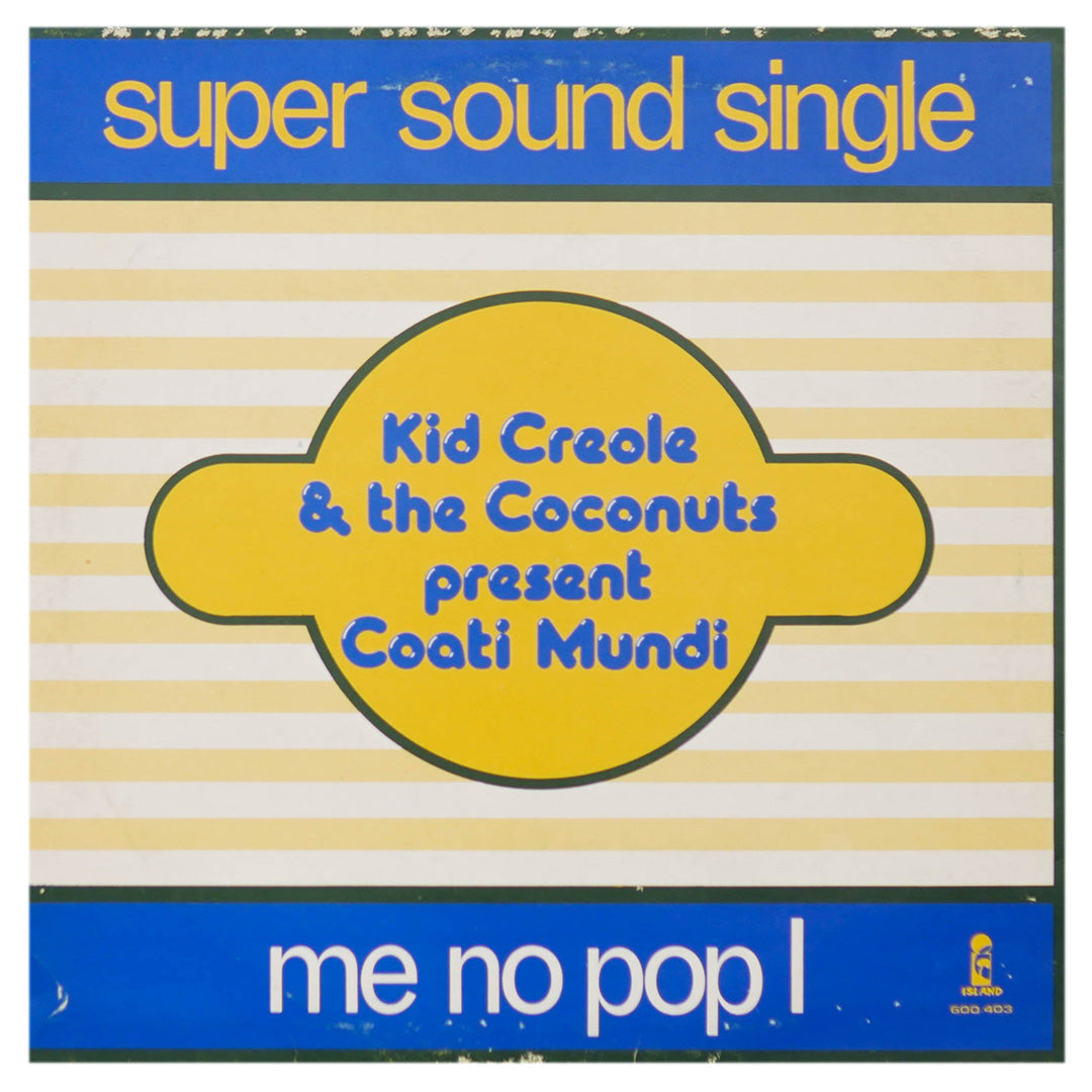 KID CREOLE & THE COCONUTS - QUE PASA/ME NO POP I | 12" MAXI SINGLE USADO