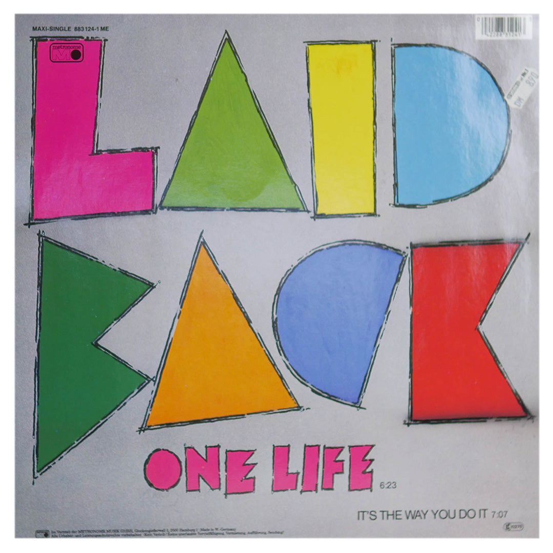 LAID BACK - ONE LIFE | 12" MAXI SINGLE USADO