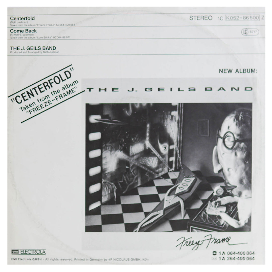J. GEILS BAND - CENTERFOLD | 12" MAXI SINGLE USADO