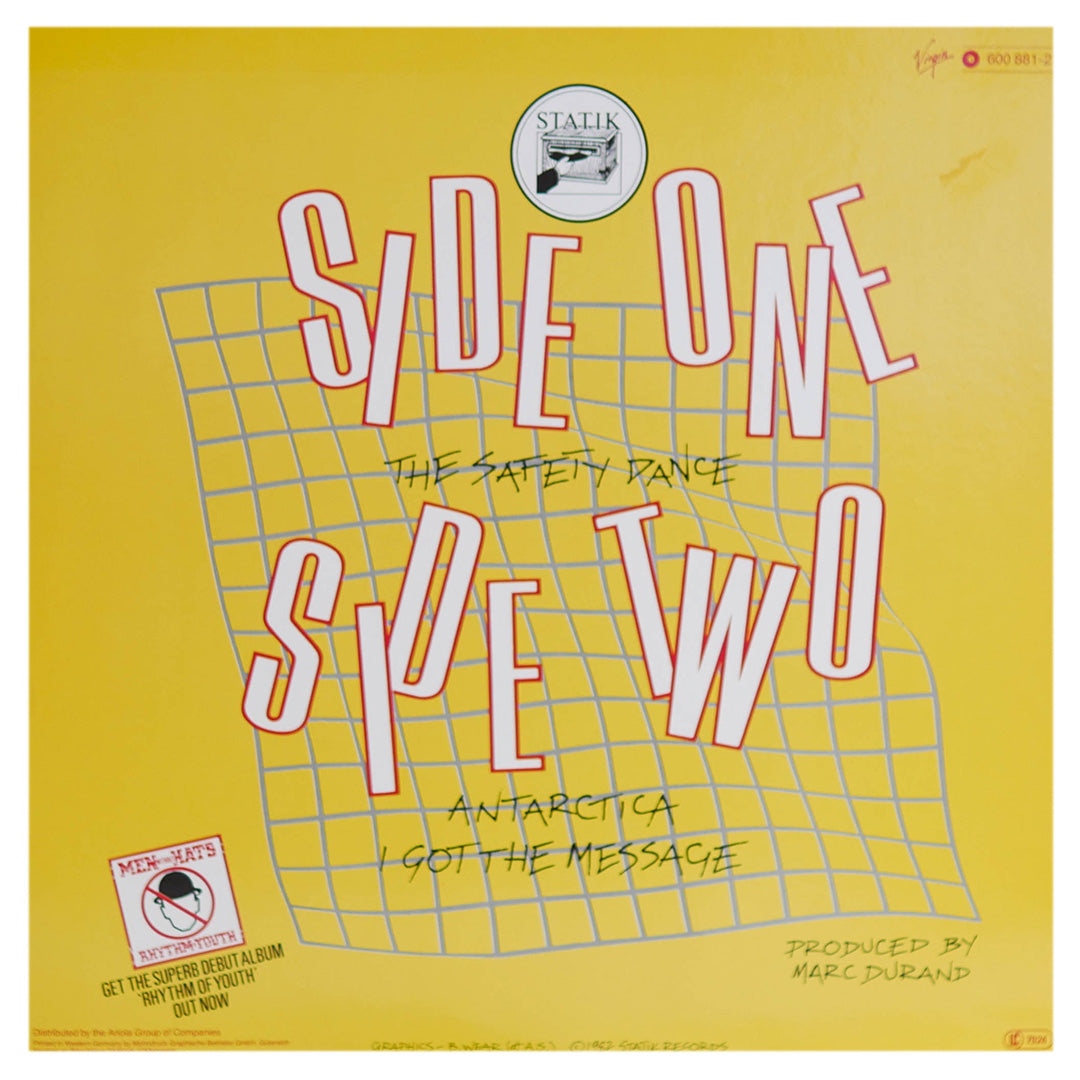 MEN WITHOUT HATS - SAFETY DANCE (Extended 'Club Mix') | 12" MAXI SINGLE USADO