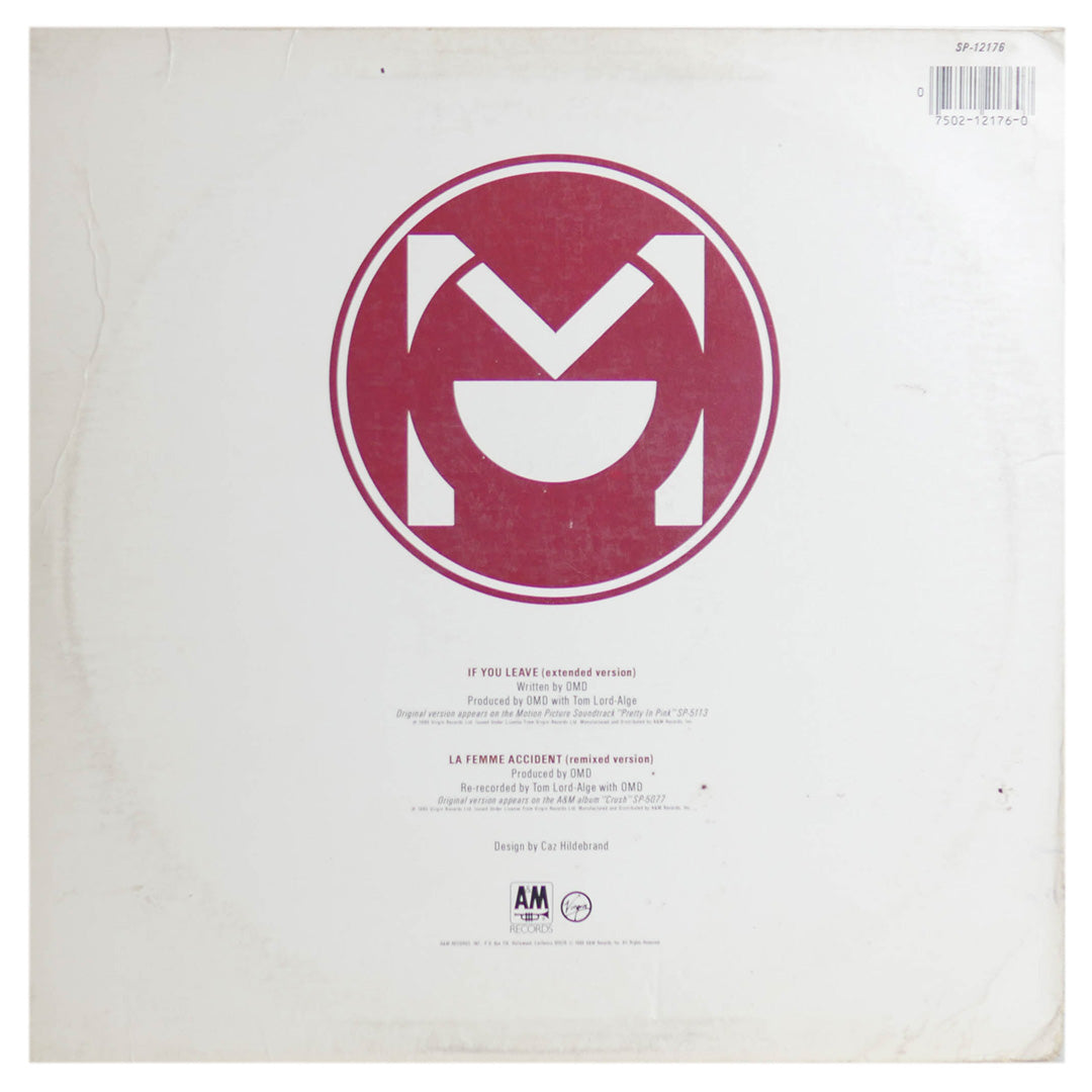 OMD - IF YOU LEAVE | 12" MAXI SINGLE USADO
