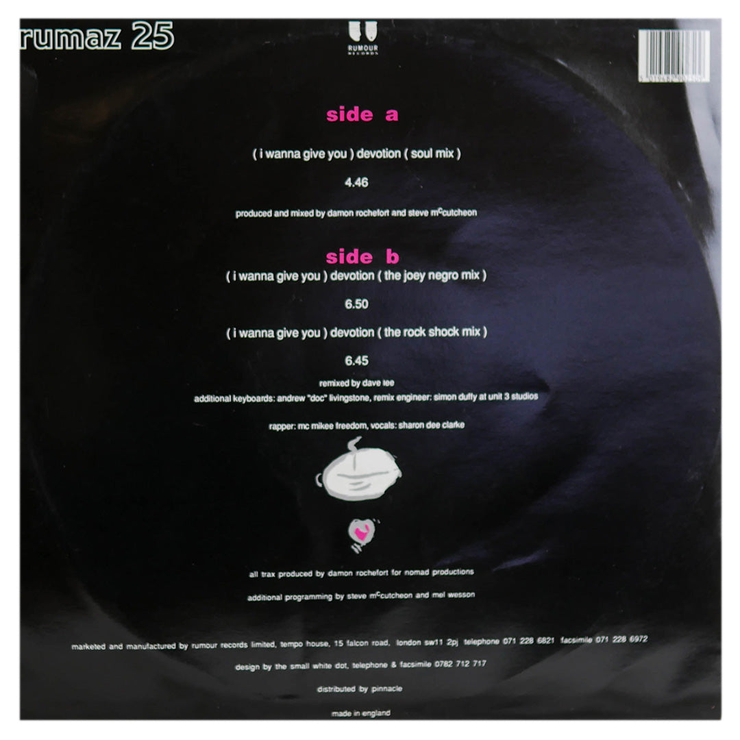 NOMAD - (I WANNA GIVE YOU) DEVOTION - THE REMIXES | 12" MAXI SINGLE USADO