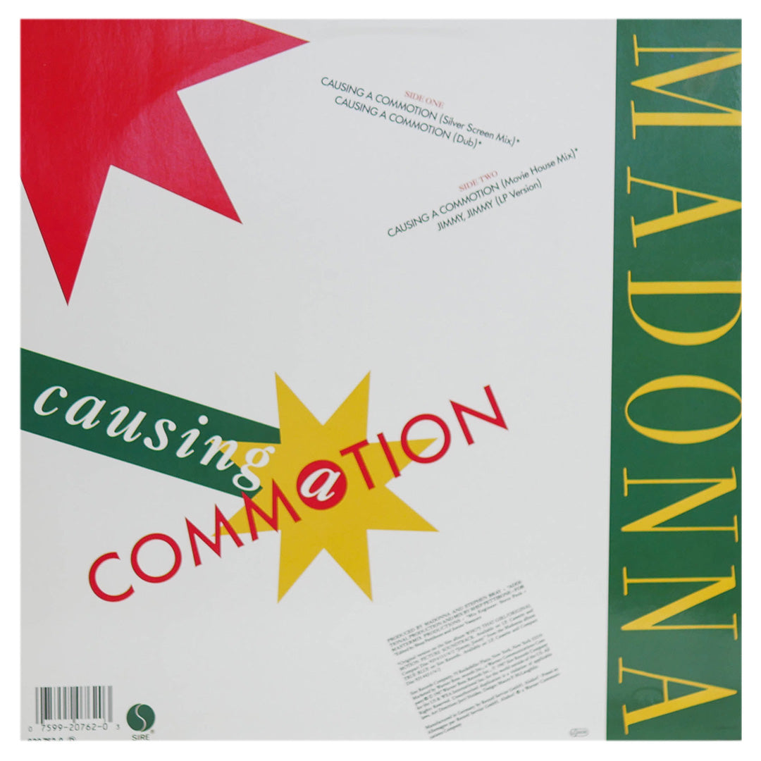 MADONNA - CAUSING A COMMOTION | 12" MAXI SINGLE USADO