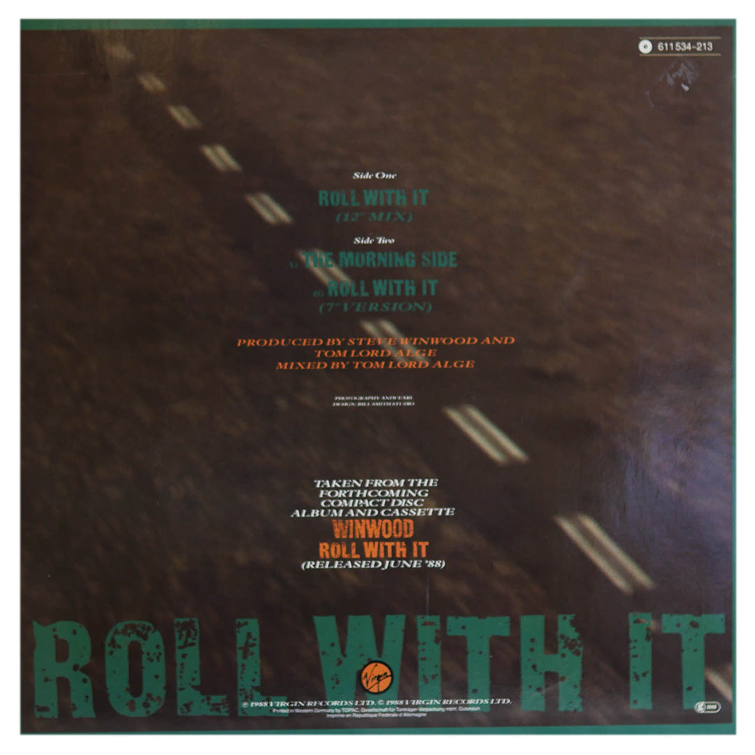 STEVE WINWOOD - ROLL WITH IT | 12" MAXI SINGLE USADO