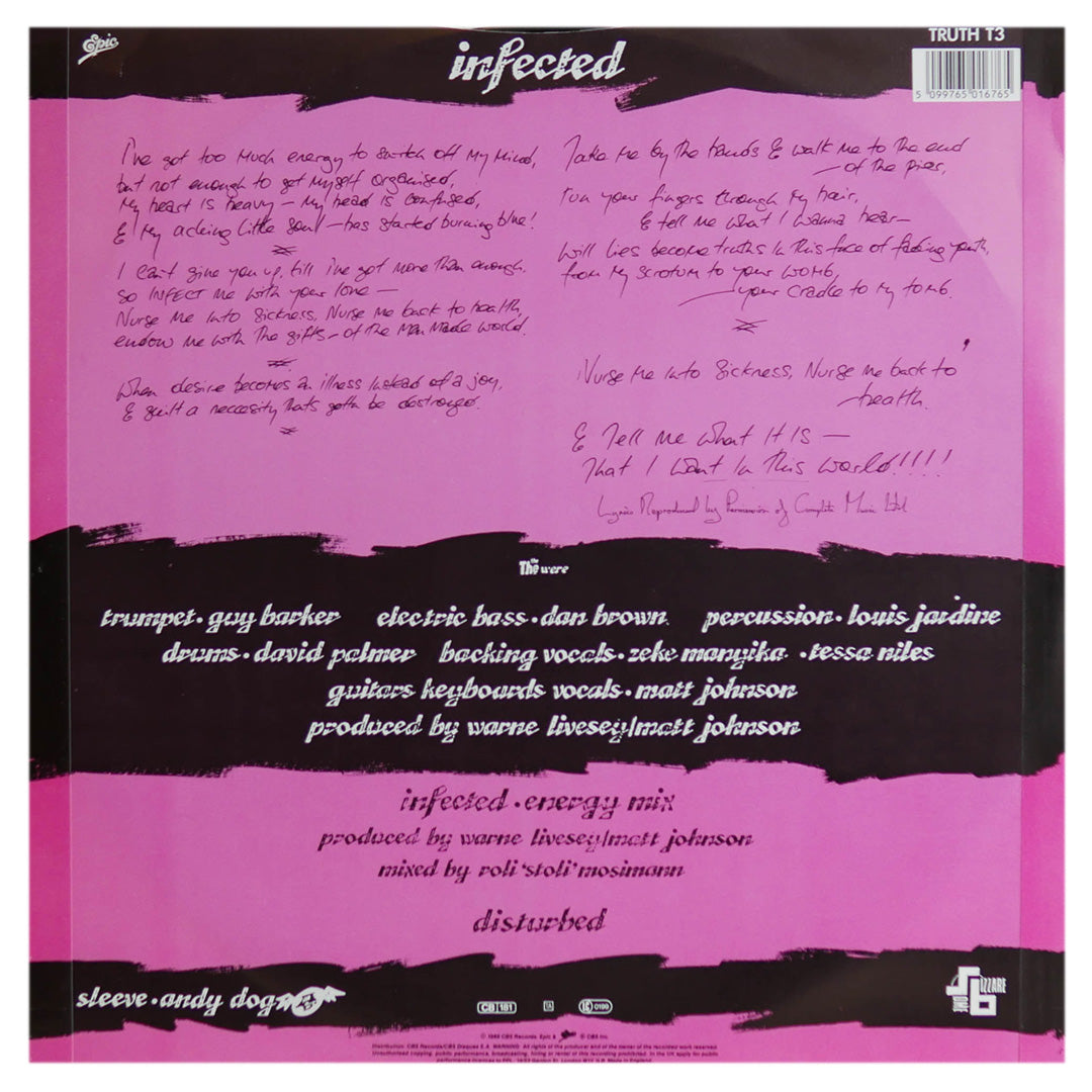 THE THE - INFECTED | 12" MAXI SINGLE USADO