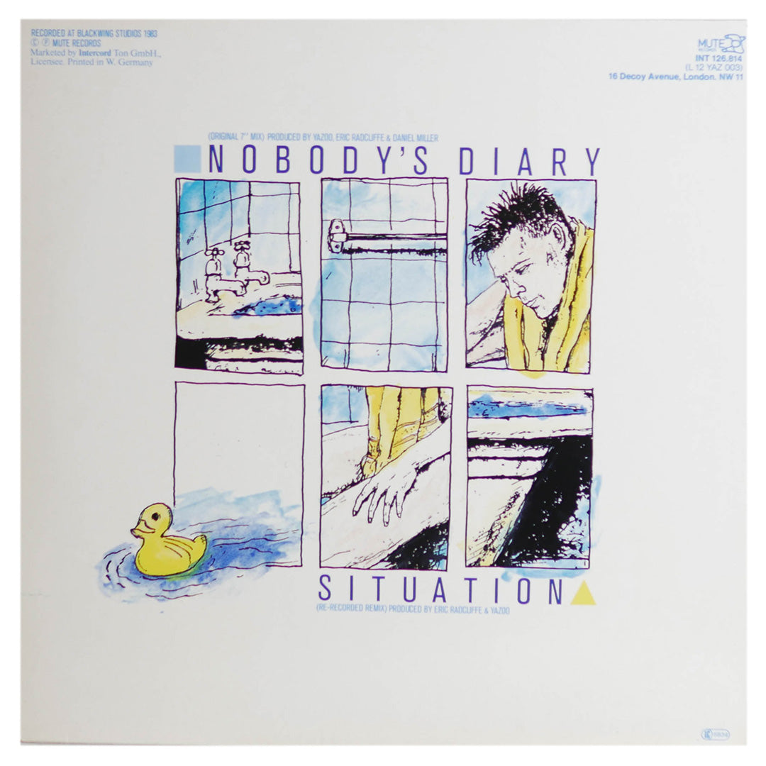 YAZOO - NOBODY'S DIARY/SITUATION | 12" MAXI SINGLE USADO
