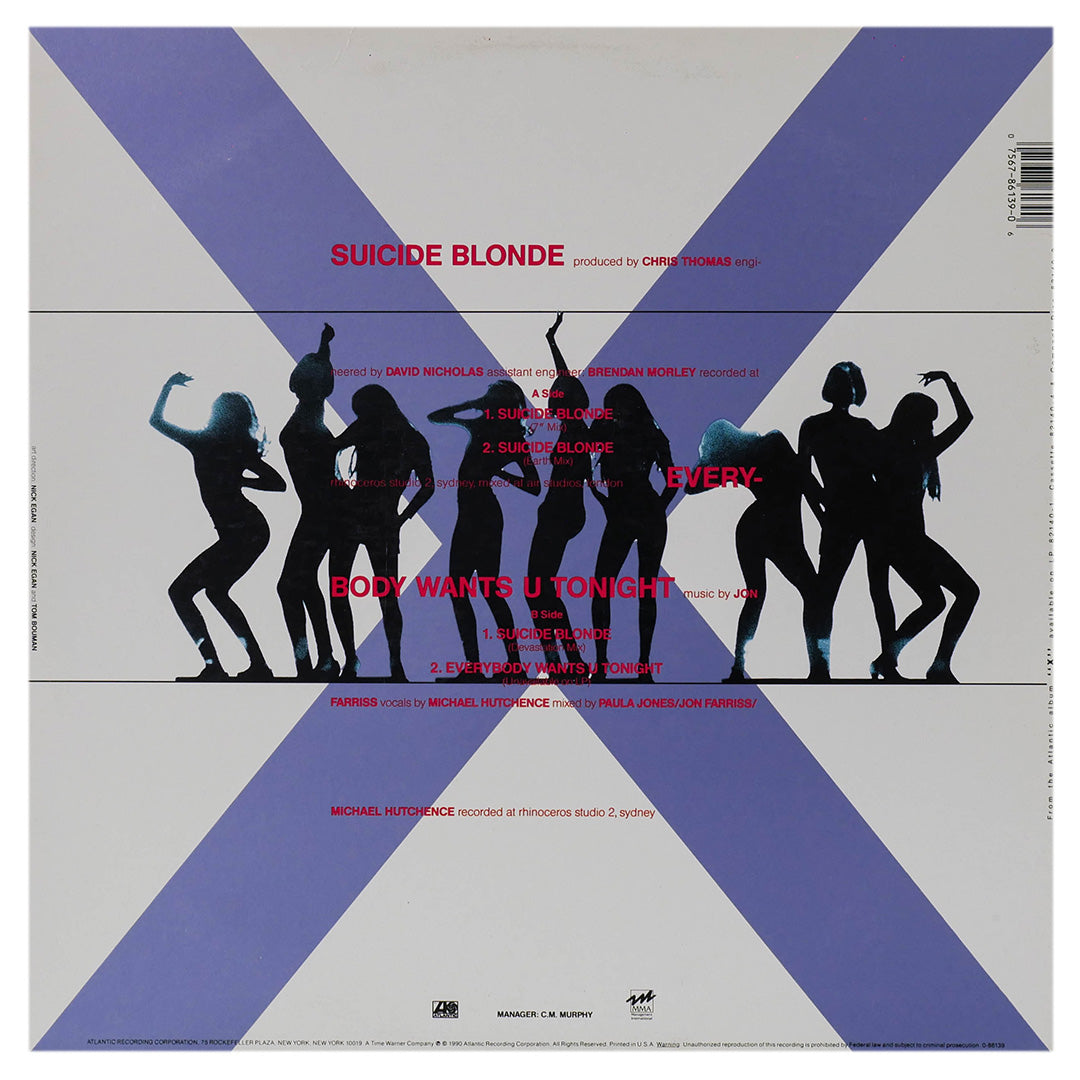 INXS - SUICIDE BLONDE | 12" MAXI SINGLE USADO