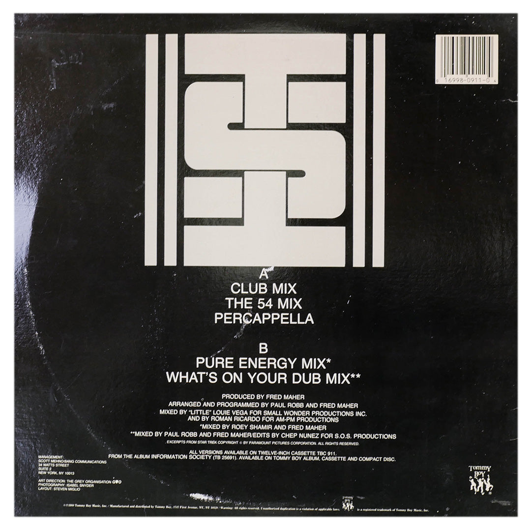 INFORMATION SOCIETY - WHAT'S ON YOUR MIND | 12" MAXI SINGLE USADO