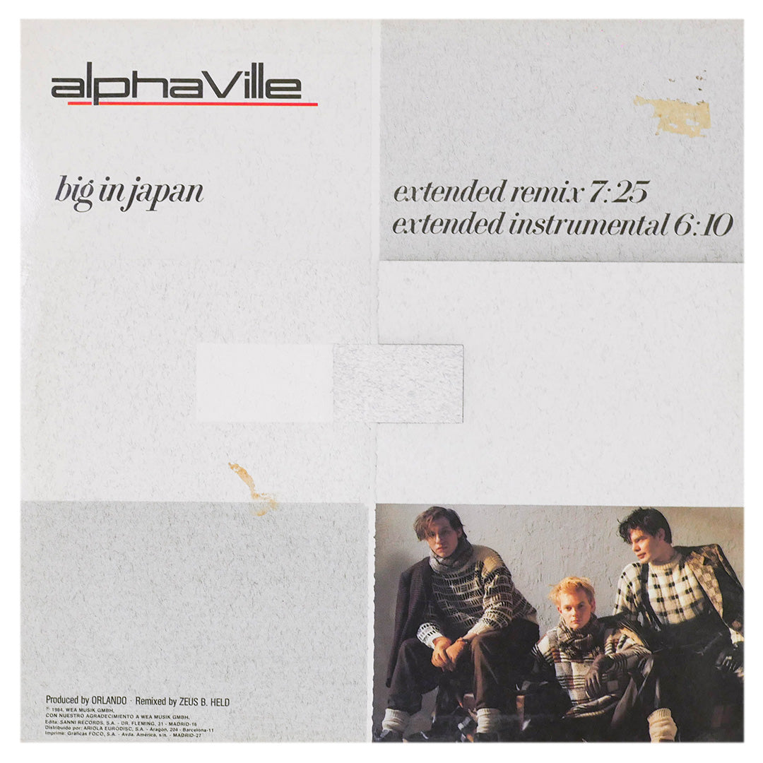 ALPHAVILLE - BIG IN JAPAN | 12" MAXI SINGLE USADO