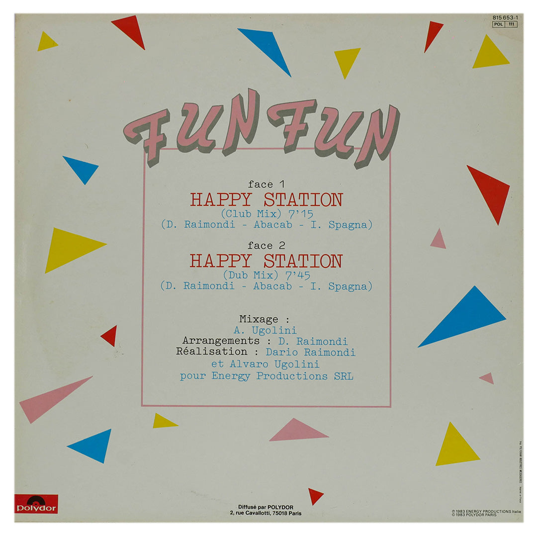 FUN FUN - HAPPY STATION | 12" MAXI SINGLE USADO