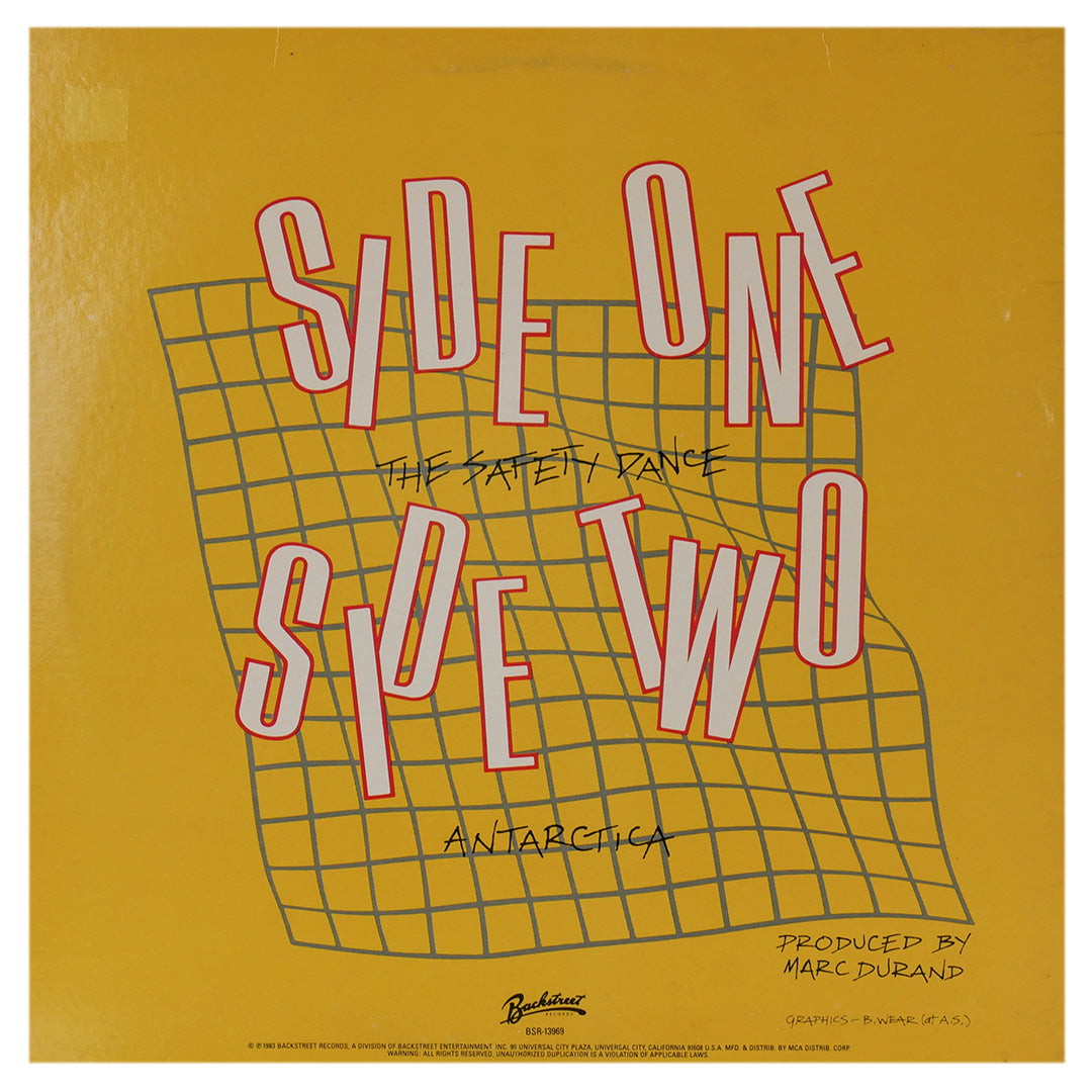 MEN WITHOUT HATS - SAFETY DANCE (VG+) | 12" MAXI SINGLE USADO