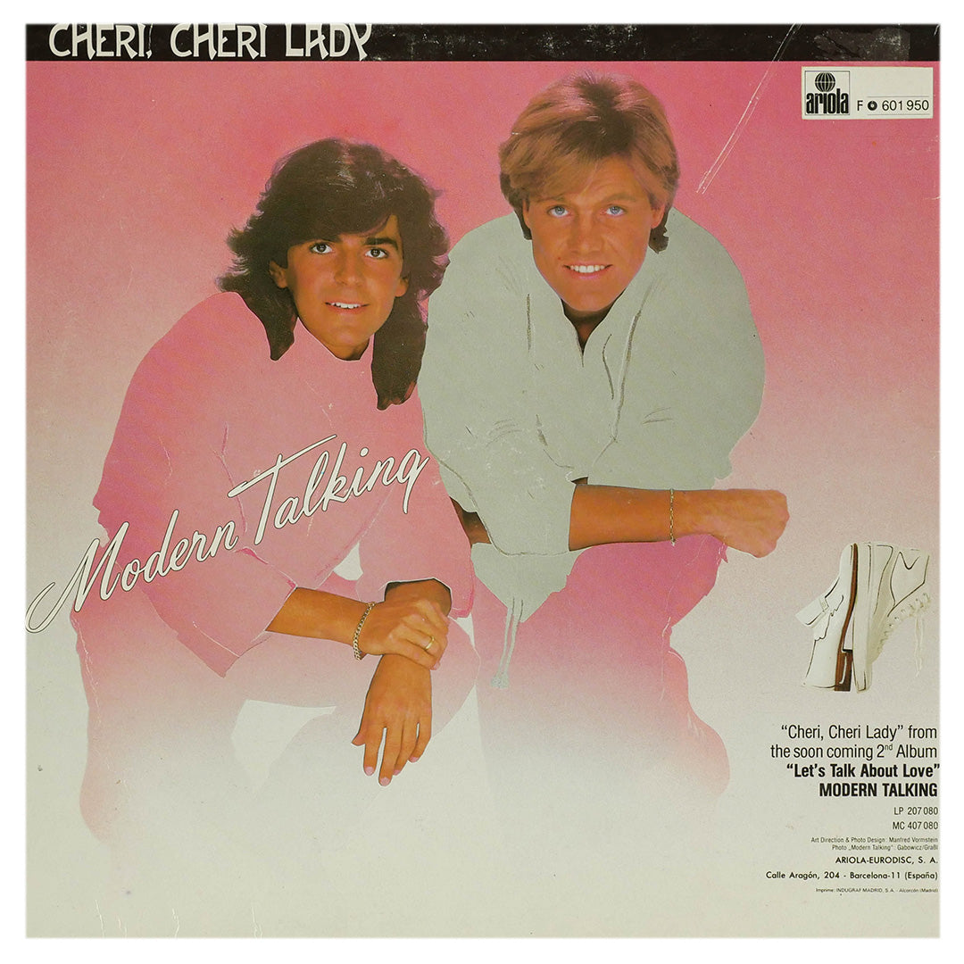 MODERN TALKING - CHERI, CHERI LADY | 12" MAXI SINGLE USADO
