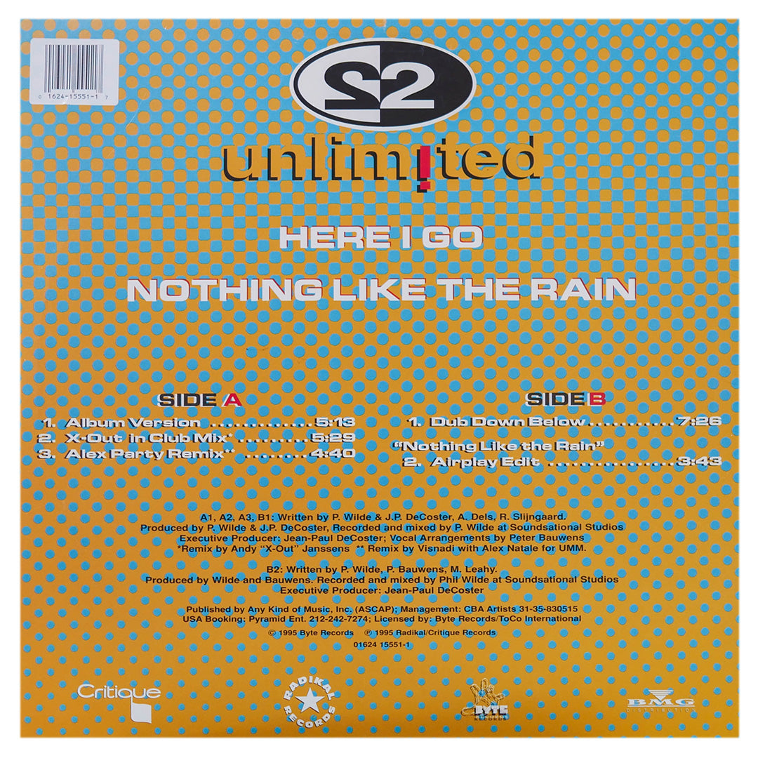 2 UNLIMITED - HERE I GO | 12" MAXI SINGLE USADO