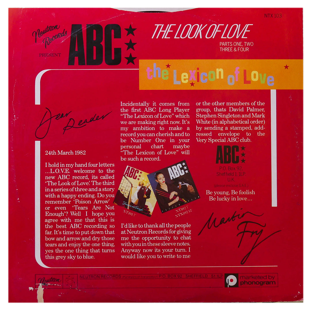 ABC - THE LOOK OF LOVE | 12" MAXI SINGLE USADO