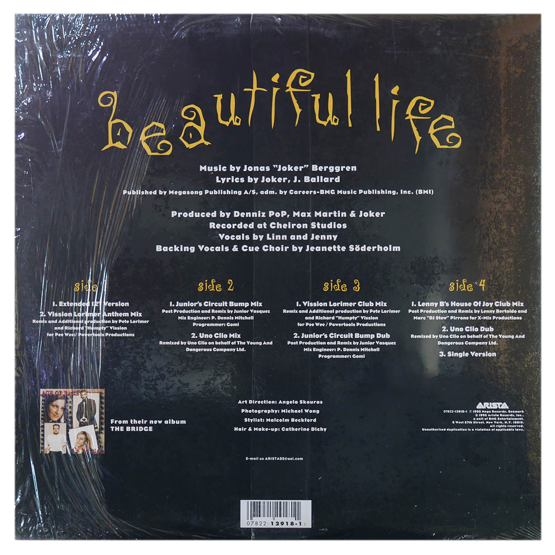ACE OF BASE - BEAUTIFUL LIFE (2LP) | 12" MAXI SINGLE USADO