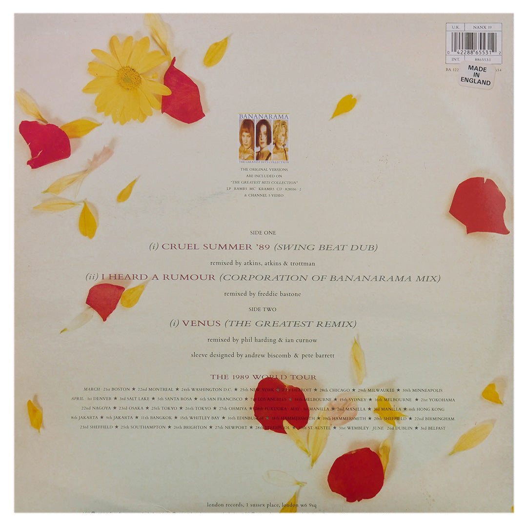 BANANARAMA - CRUEL SUMMER / I HEARD A RUMOUR / VENUS | 12" MAXI SINGLE USADO