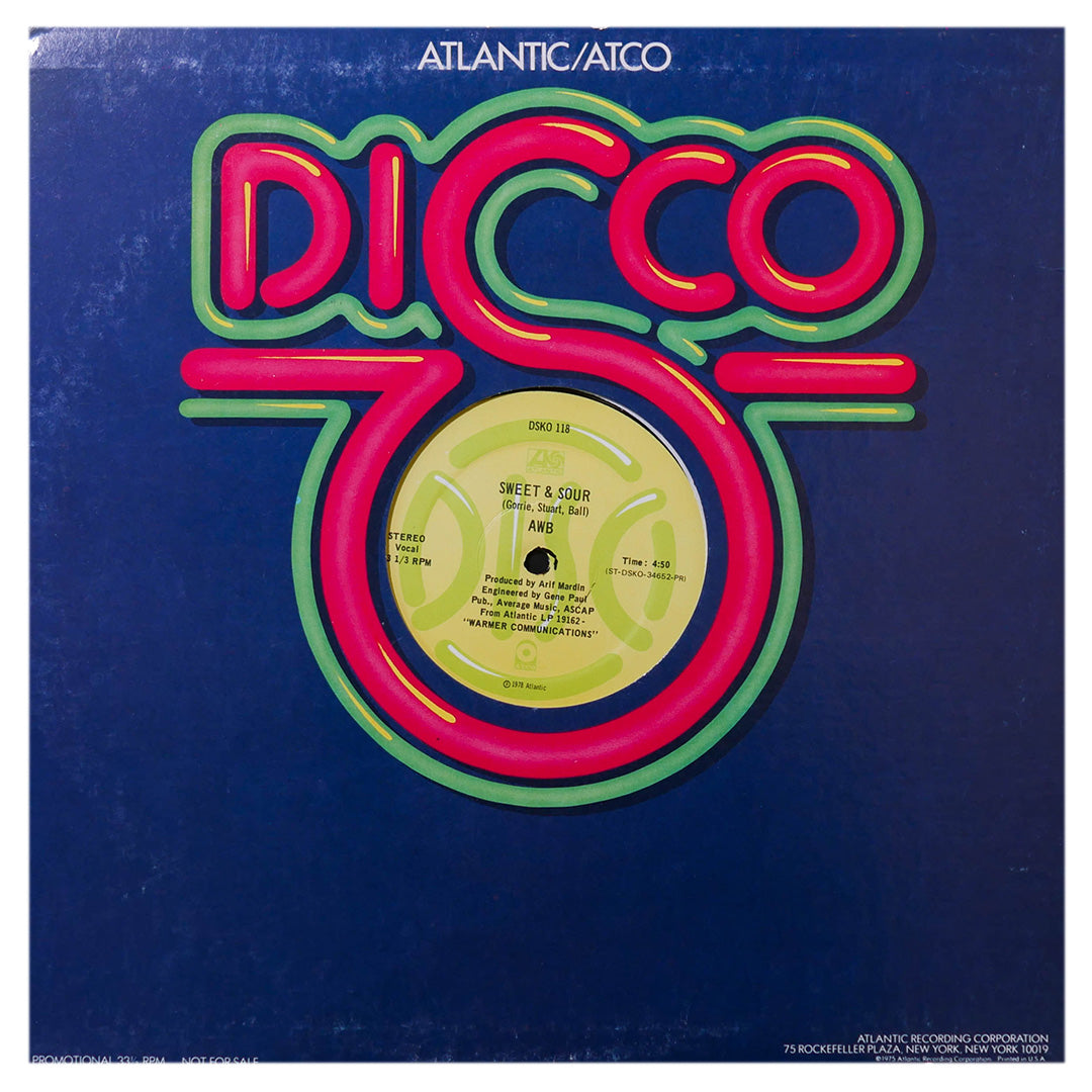 AVERAGE WHITE BAND - BIG CITY LIGHTS/SWEET & SOUR | 12" MAXI SINGLE USADO