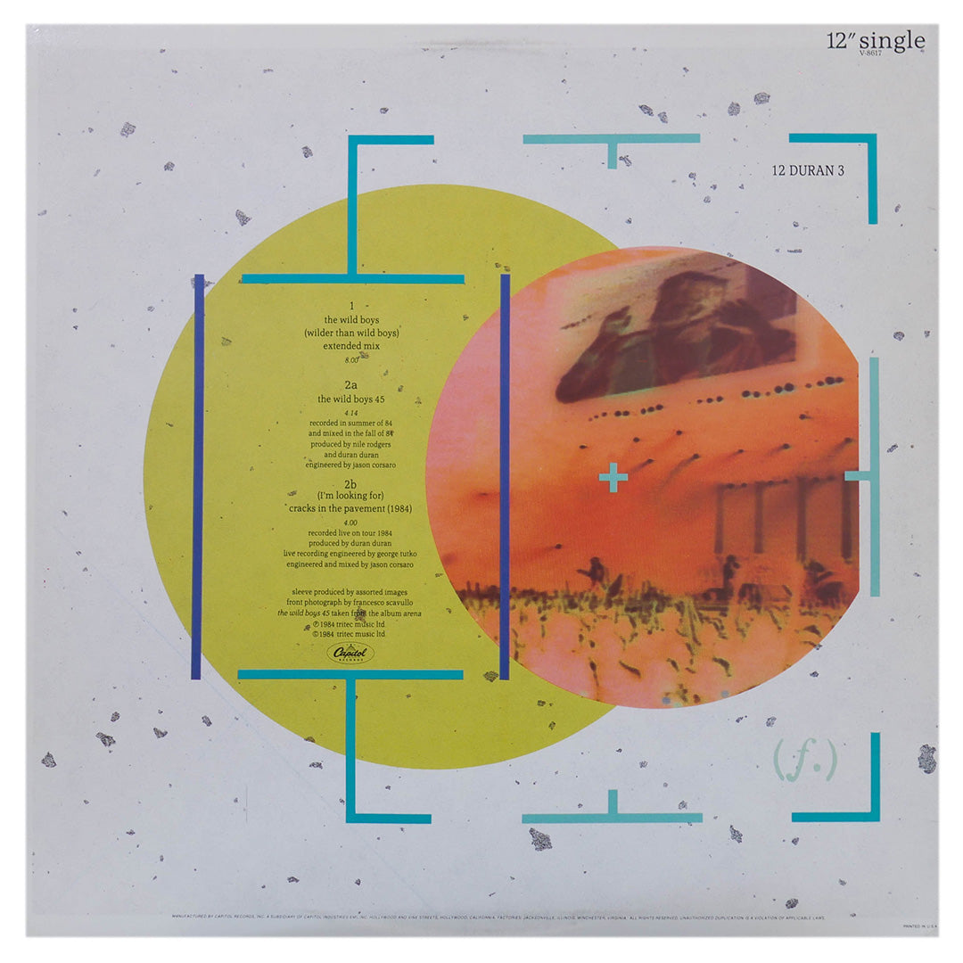 DURAN DURAN - THE WILD BOYS | 12" MAXI SINGLE USADO