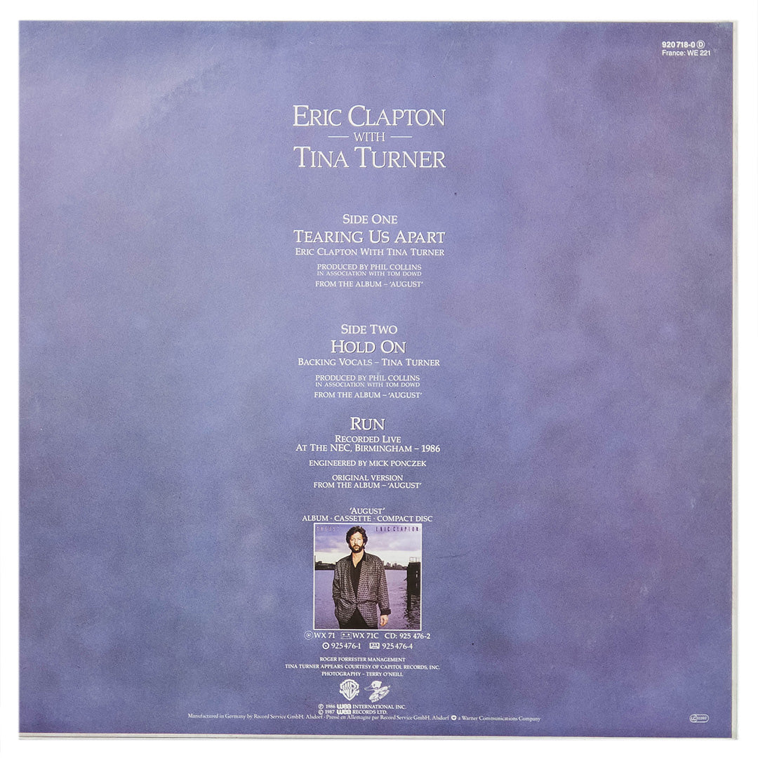 ERIC CLAPTON FT. TINA TURNER - TEARING US APART | 12" MAXI SINGLE USADO