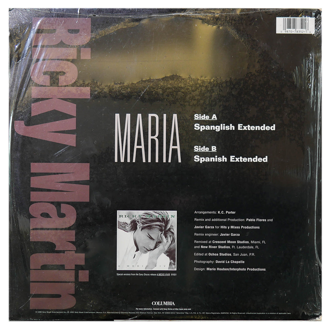 RICKY MARTIN - MARIA (REMIXES) | 12" MAXI SINGLE USADO