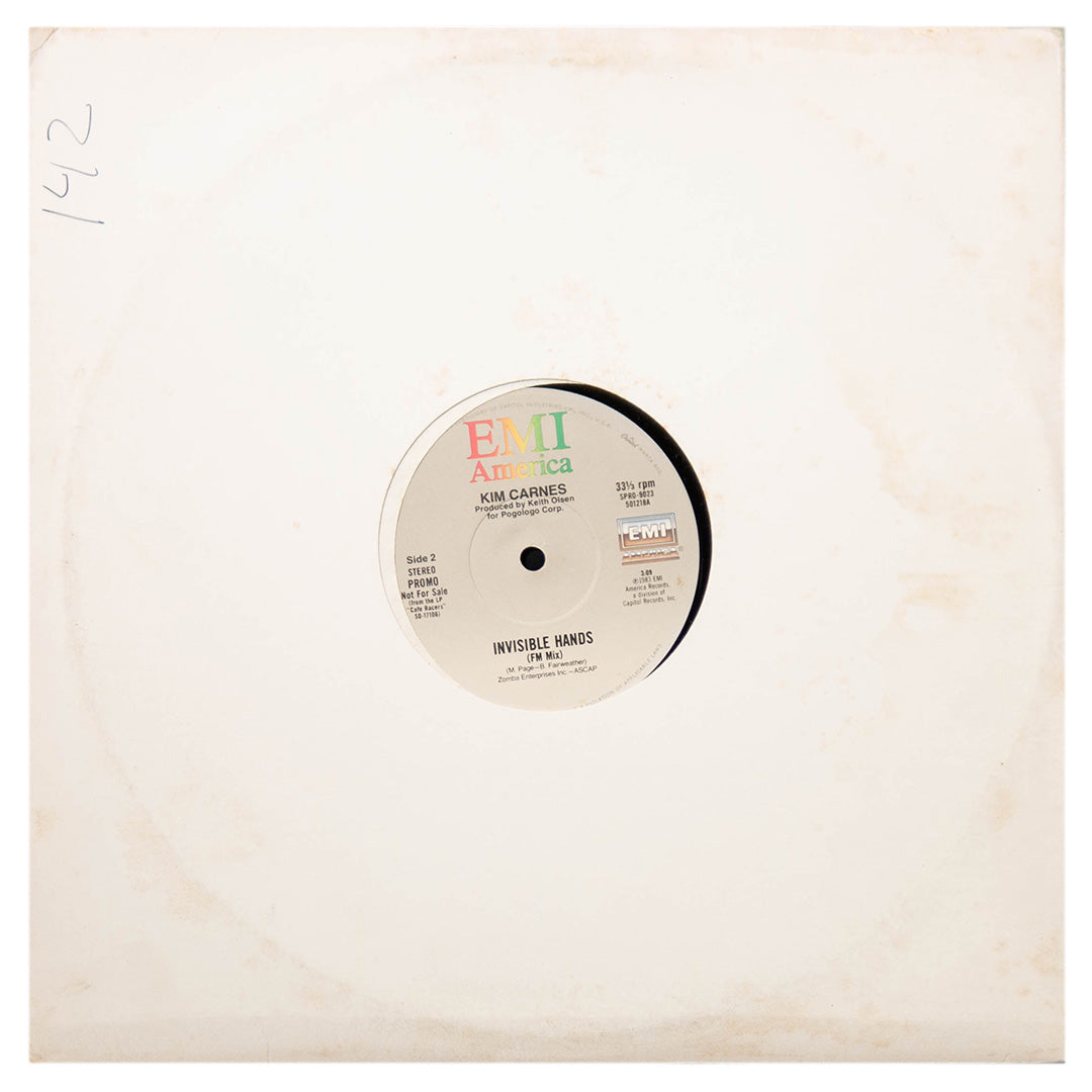KIM CARNES - INVISIBLE HANDS | 12" MAXI SINGLE USADO