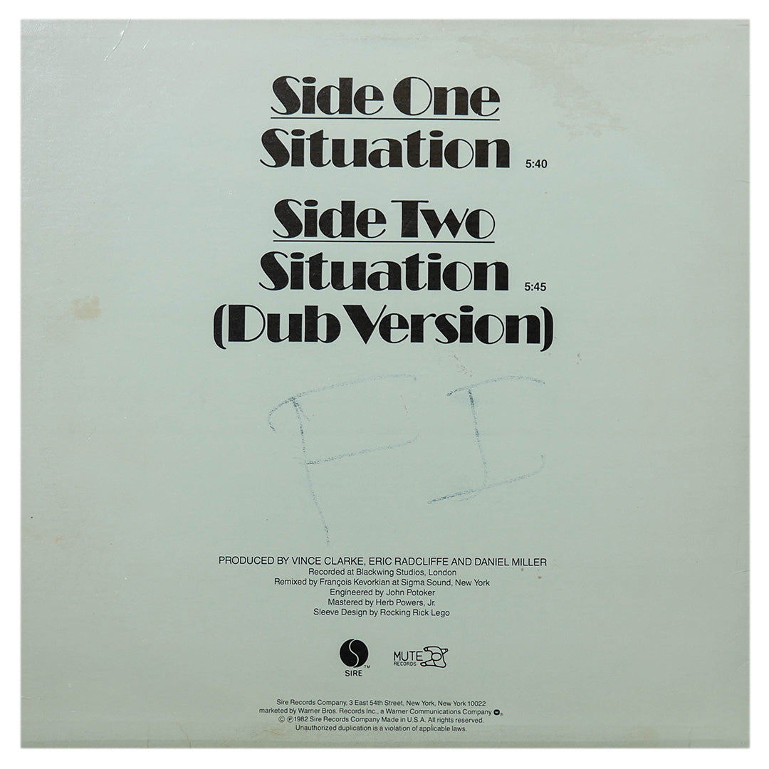 YAZ - SITUATION | 12" MAXI SINGLE USADO