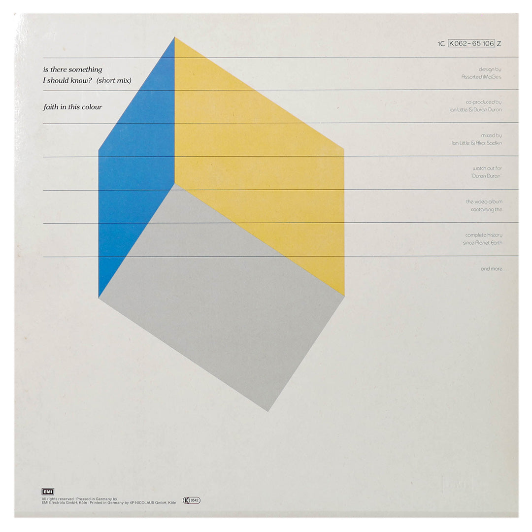 DURAN DURAN - IS THERE SOMETHING I SHOULD KNOW ? (MONSTER MIX) | 12" MAXI SINGLE USADO