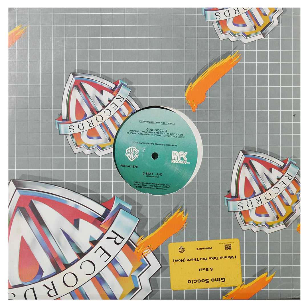 GINO SOCCIO - S-BEAT | 12" MAXI SINGLE USADO