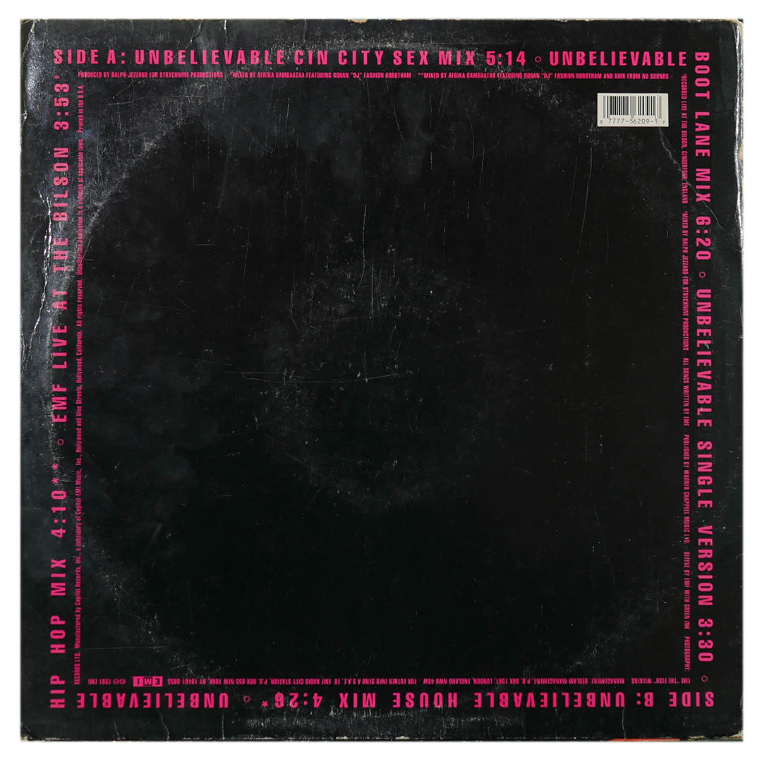 EMF - UNBELIEVABLE (REMIX) | 12" MAXI SINGLE USADO