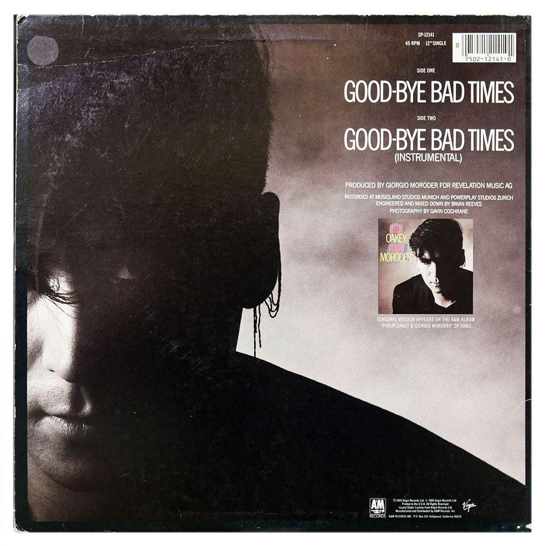 PHILIP OAKEY & GEORGIO MORODER - GOOD-BYE BAD TIMES | 12" MAXI SINGLE USADO