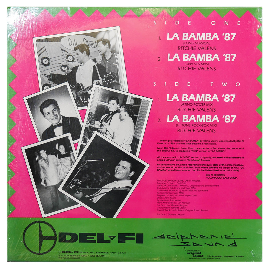 RITCHIE VALENS - LA BAMBA '87 | 12" MAXI SINGLE USADO