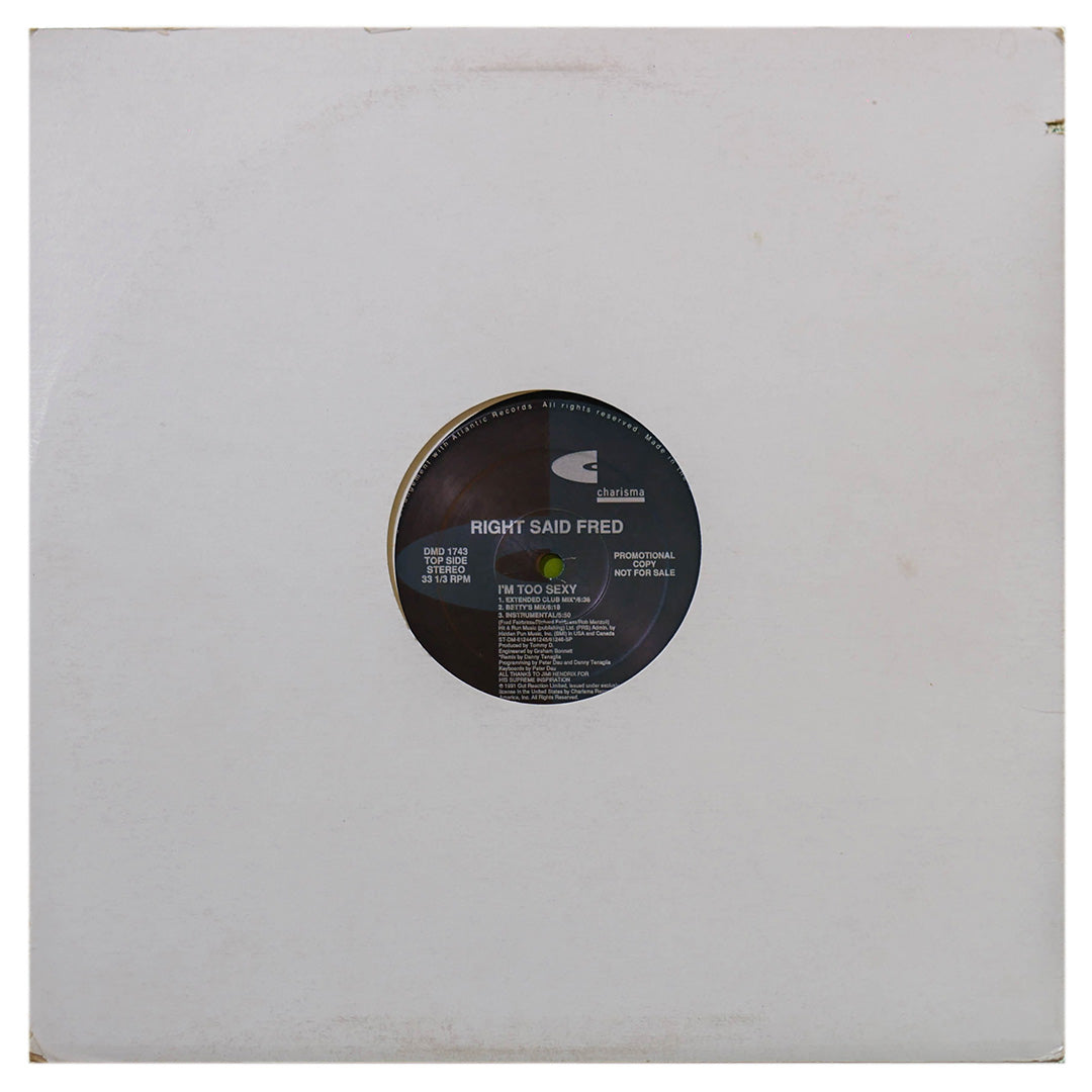 RIGHT SAID FRED - I'M TOO SEXY | 12" MAXI SINGLE USADO