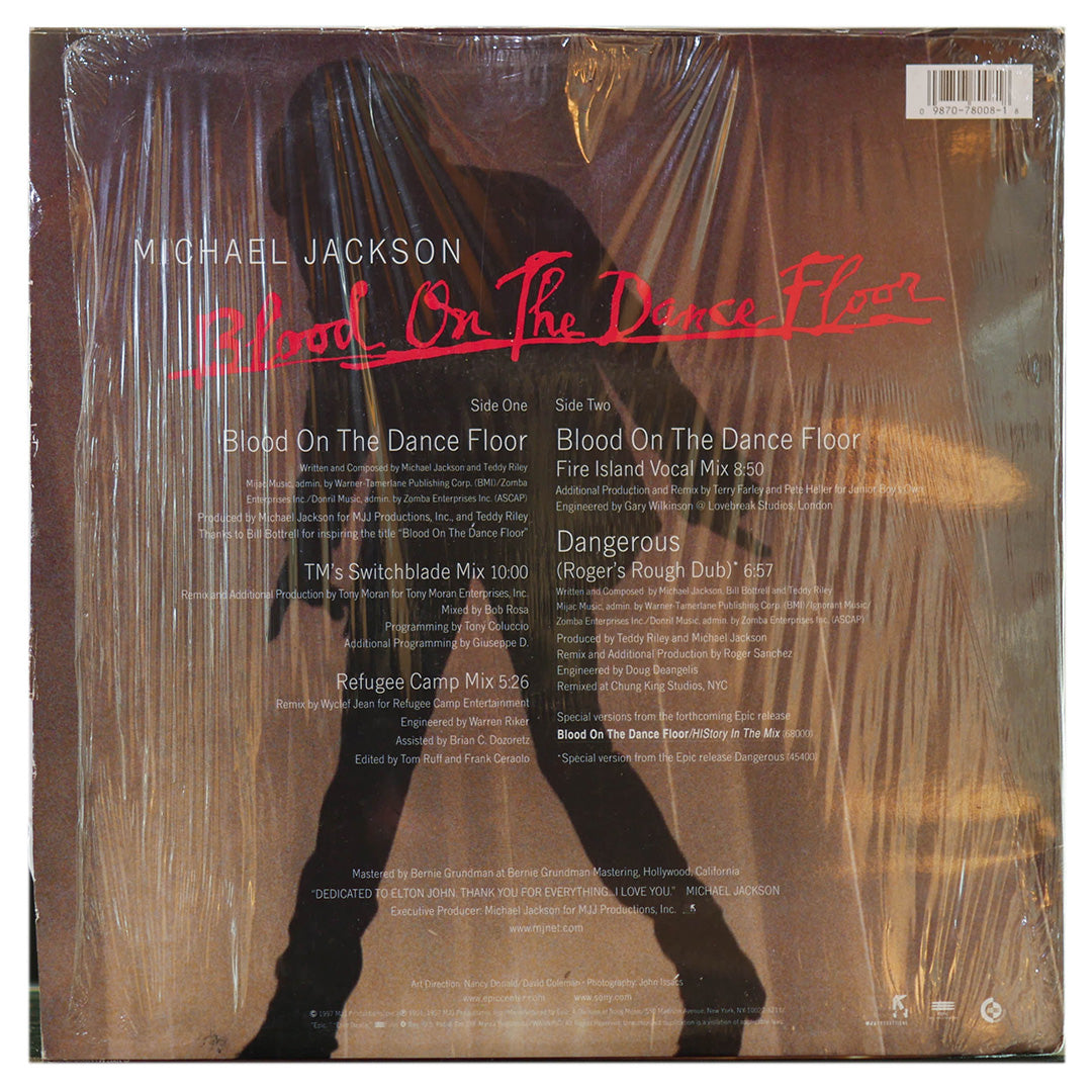MICHAEL JACKSON - BLOOD ON THE DANCE FLOOR | 12" MAXI SINGLE USADO