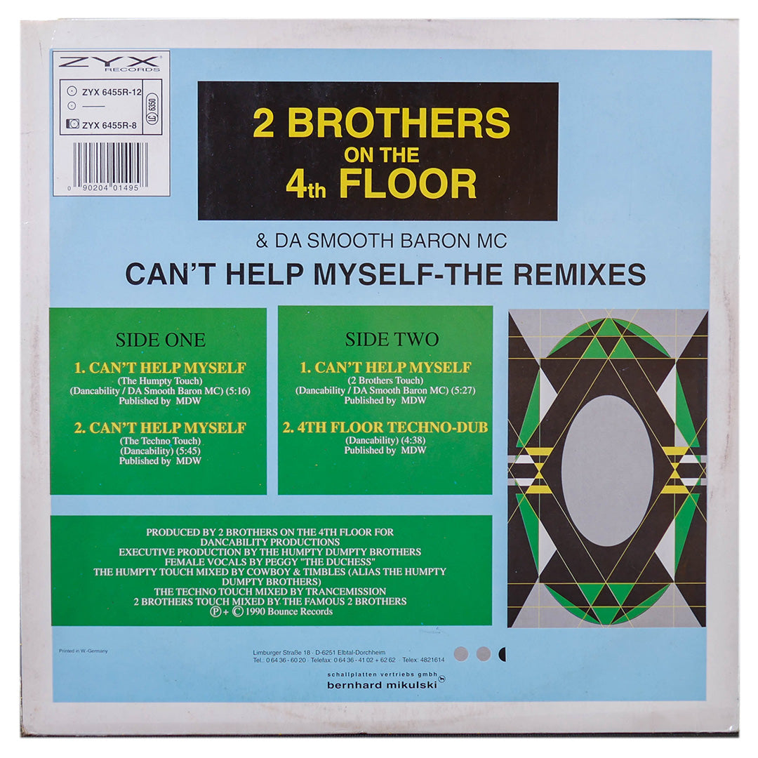 2 BROTHERS ON THE 4TH FLOOR - CAN´T HELP MYSELF (RMX) | 12" MAXI SINGLE USADO