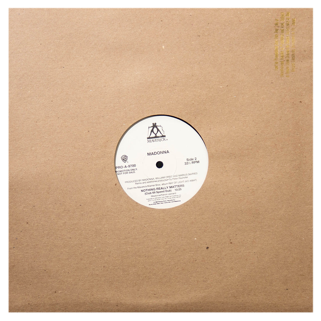MADONNA - NOTHING REALLY MATTERS | 12" MAXI SINGLE USADO