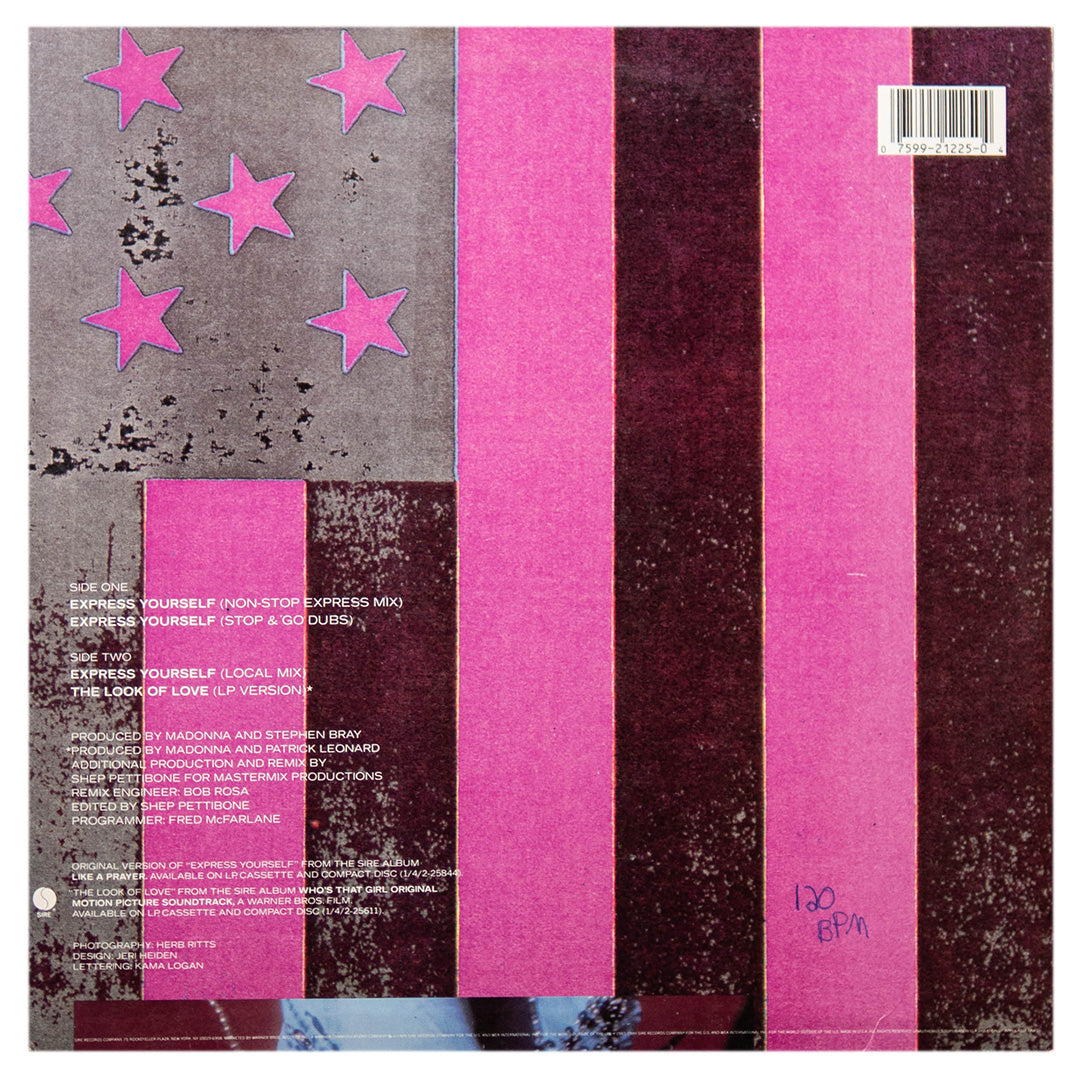MADONNA - EXPRESS YOURSELF | 12" MAXI SINGLE USADO